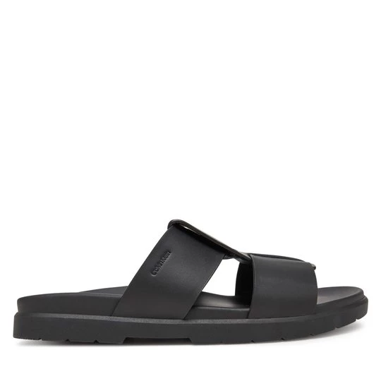 Obrázek produktu Nazouváky Calvin Klein Lug Sandal Double T Lth HM0HM01734 Černá