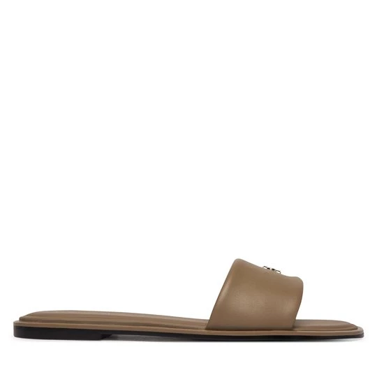 Obrázek produktu Nazouváky Calvin Klein Round Flat Sndl Lth Bar Hw 2 HW0HW02925 Béžová