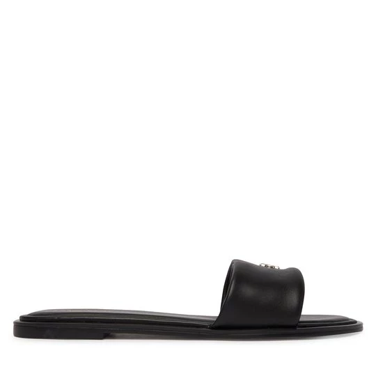 Obrázek produktu Nazouváky Calvin Klein Round Flat Sndl Lth Bar Hw 2 HW0HW02925 Černá