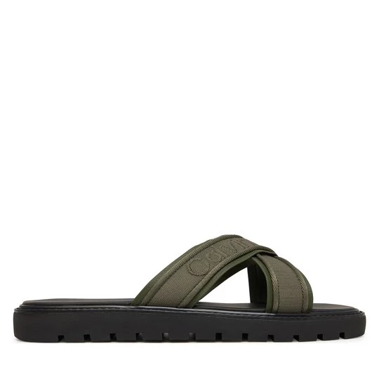 Obrázek produktu Nazouváky Calvin Klein Sq Molded Sandal Xcross Wb HM0HM02101 Zelená