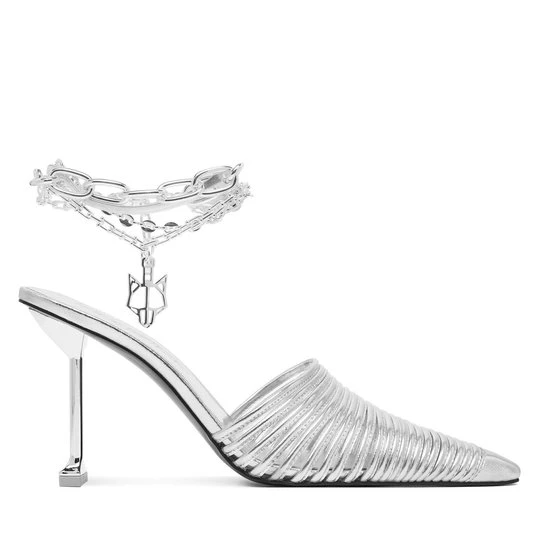 Obrázek produktu Nazouváky Naked Wolfe Chromed 00078 Stříbrná