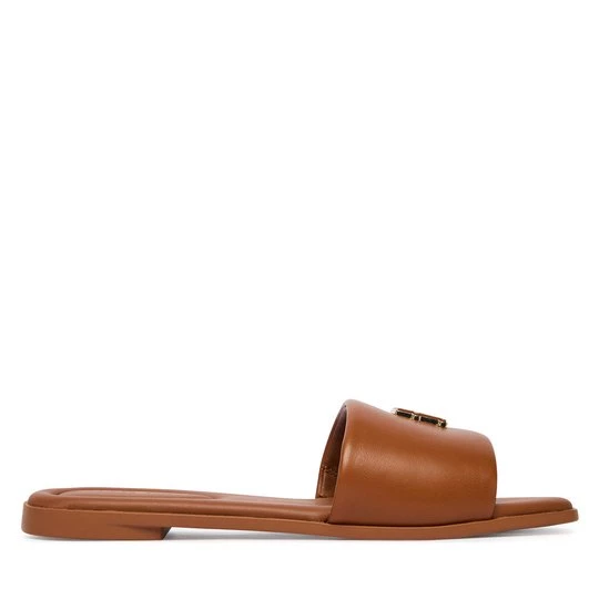 Obrázek produktu Nazouváky Tommy Hilfiger Th Logo Hardware Leather Mule FW0FW09292 Hnědá