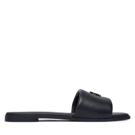 Obrázek produktu Nazouváky Tommy Hilfiger Th Logo Hardware Leather Mule FW0FW09292 Tmavomodrá
