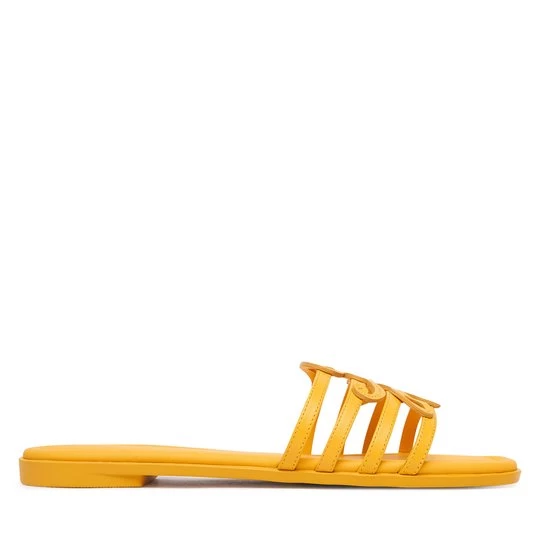 Obrázek produktu Nazouváky Tommy Hilfiger Th Script Flat Mule Lth FW0FW09368 Žlutá