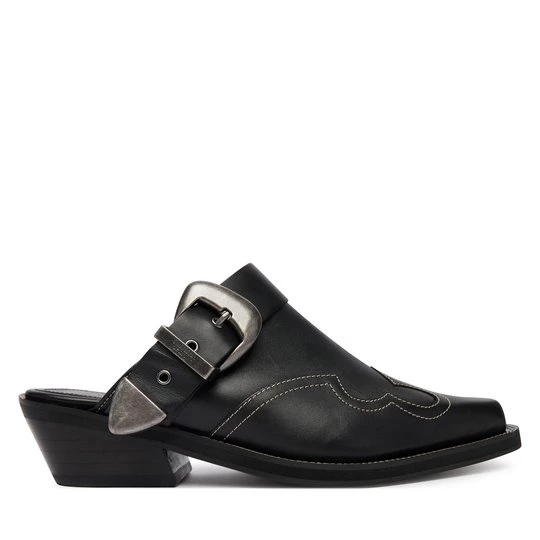 Obrázek produktu Nazouváky Tommy Jeans Archive Cowboy Mule Leather EN0EN03063 Černá