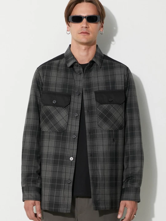Obrázek produktu Neil Barrett Bunda Neil Barett LOOSE BICOLOR FLAP POCKET PADDED