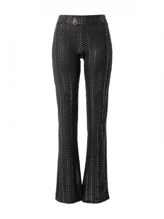 Obrázek produktu NEON & NYLON Kalhoty 'RICCA' černá / stříbrná