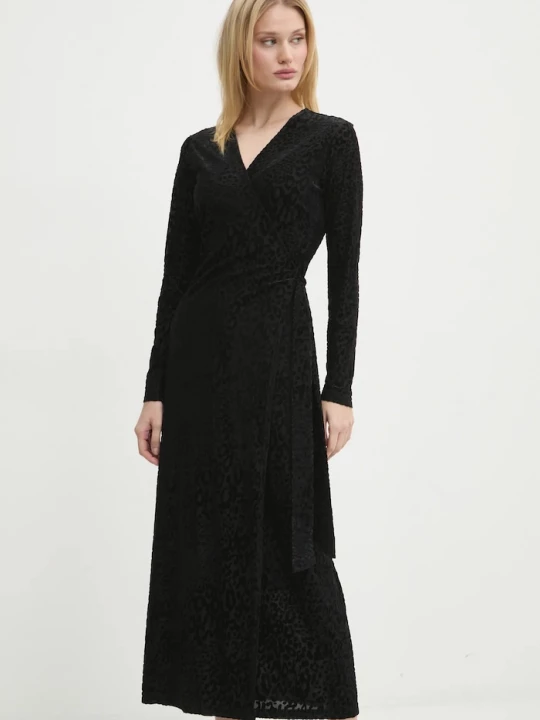 Obrázek produktu Never Fully Dressed Šaty Never Fully Dressed Willow Wrap Dress černá