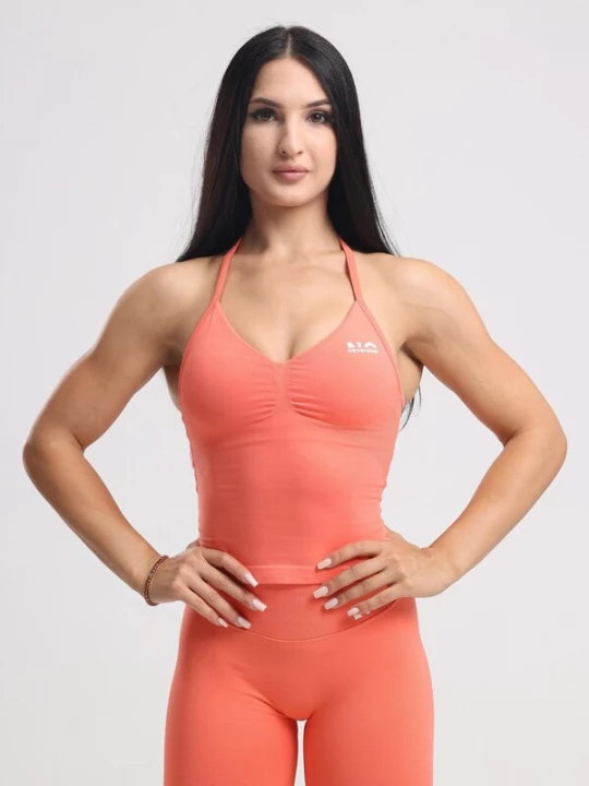 Obrázek produktu neverover Sportovní top 'Hue Halter Seamless Top' korálová