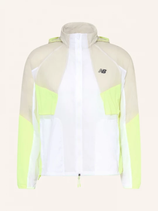 Obrázek produktu New Balance Běžecká Bunda Rc bílá / neonově zelená