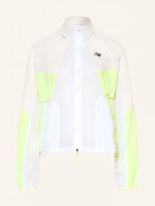 Obrázek produktu New Balance Běžecká Bunda Rc bílá / neonově žlutá