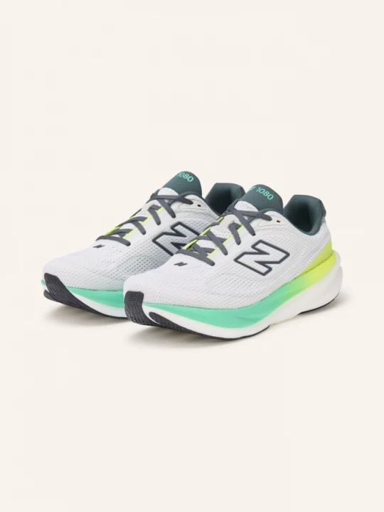Obrázek produktu New Balance Běžecké Boty Fresh Foam 1080 v15 bílá / tmavě šedá / neonově žlutá