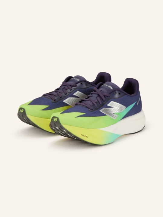 Obrázek produktu New Balance Běžecké Boty Fuelcell Supercomp Elite v5 tmavě modrá / stříbrná / neonově zelená