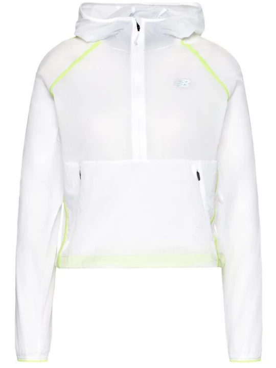 Obrázek produktu New Balance Funkční mikina WJ01268 Bílá Relaxed Fit