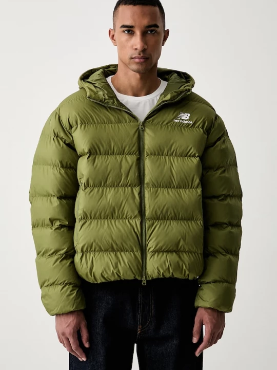 Obrázek produktu New Balance krátká bunda pánská zelená