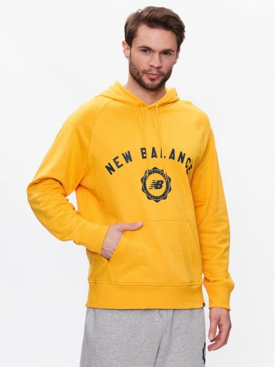 Obrázek produktu New Balance Mikina Dukserica Sport Seasonal French Terry MT31901 Žlutá Relaxed Fit
