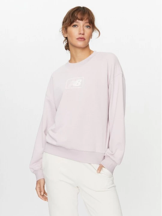 Obrázek produktu New Balance Mikina Essentials French Terry Crew WT33514 Fialová Regular Fit