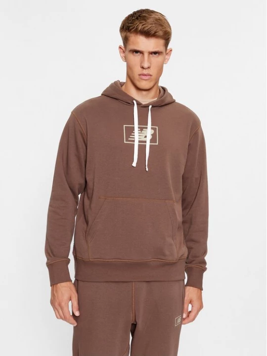Obrázek produktu New Balance Mikina NB Essentials Hoodie MT33508 Hnědá Regular Fit