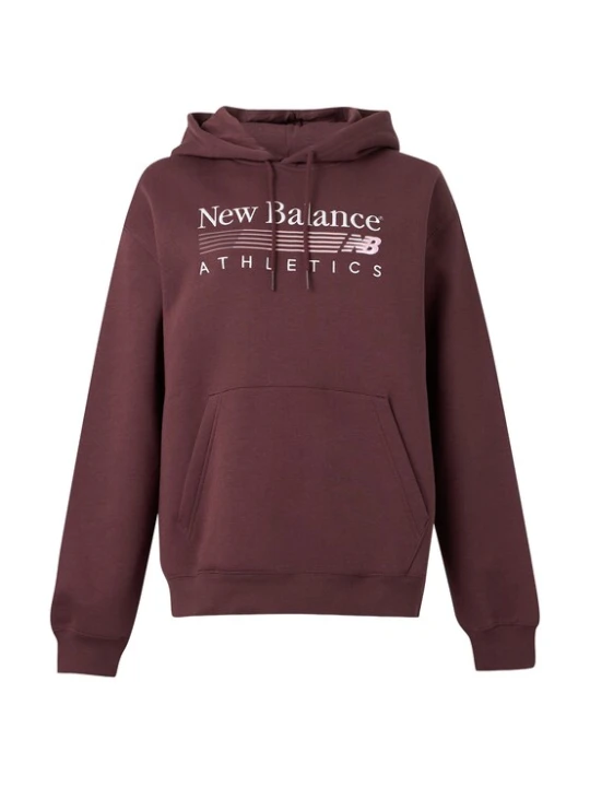 Obrázek produktu new balance Mikina vínově červená / melounová / bílá