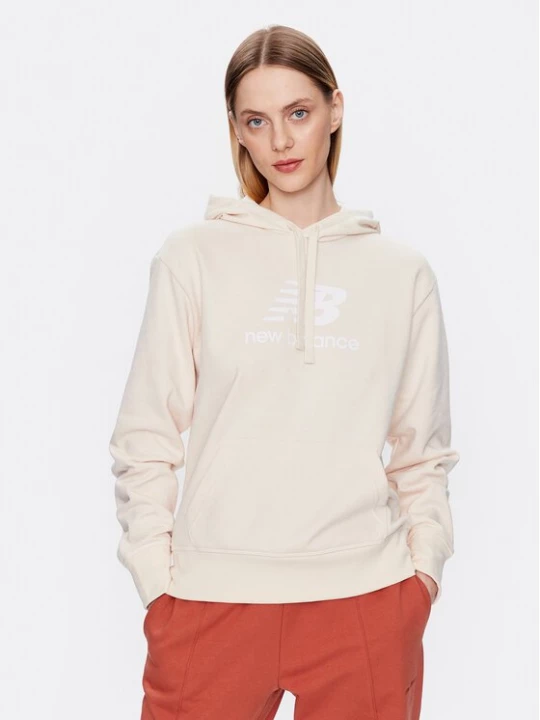 Obrázek produktu New Balance Mikina WT31533 Béžová Relaxed Fit