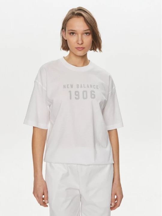 Obrázek produktu New Balance T-Shirt WT41519 Bílá Oversize