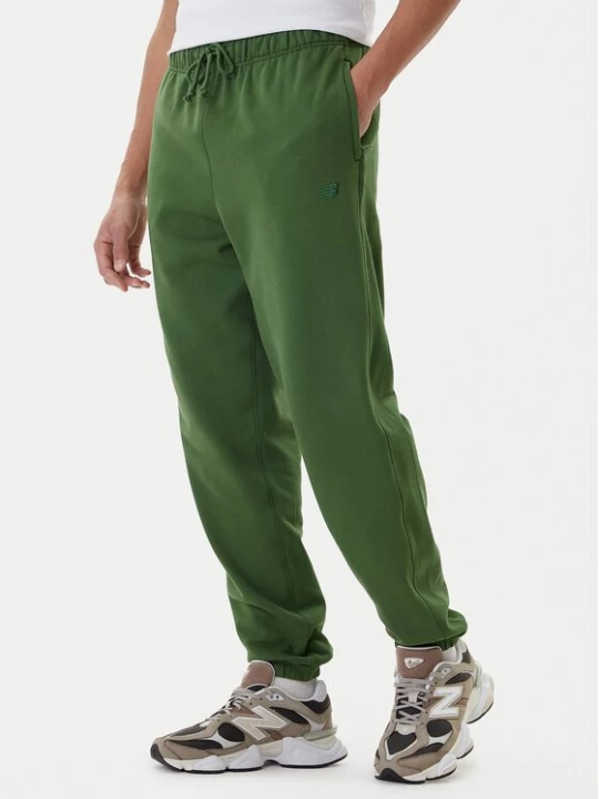 Obrázek produktu New Balance Teplákové kalhoty MP41508 Zelená Relaxed Fit