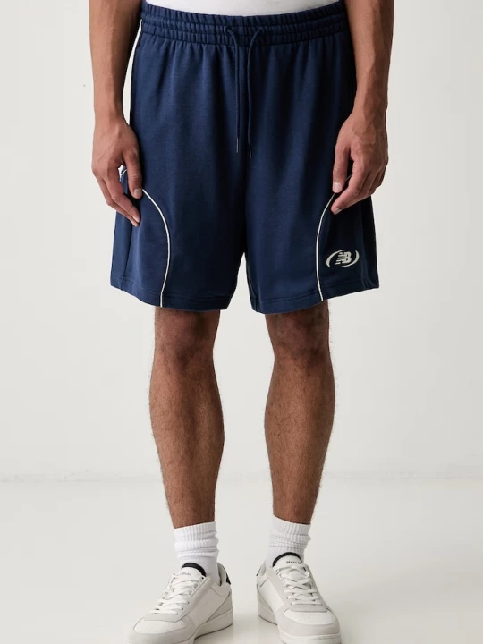 Obrázek produktu New Balance teplákové šortky pánské námořnická modř
