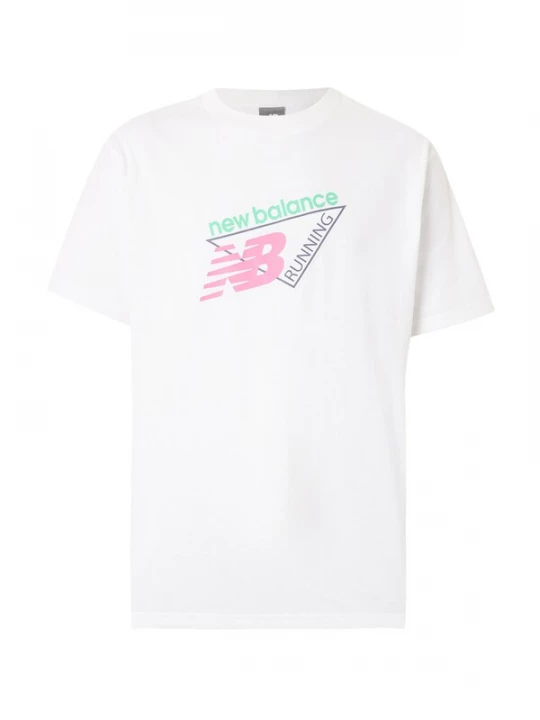 Obrázek produktu new balance Tričko 'Classic' marine modrá / světle zelená / světle růžová / bílá