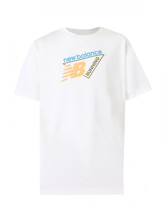 Obrázek produktu new balance Tričko 'Classic' režná / světlemodrá / olivová / oranžová