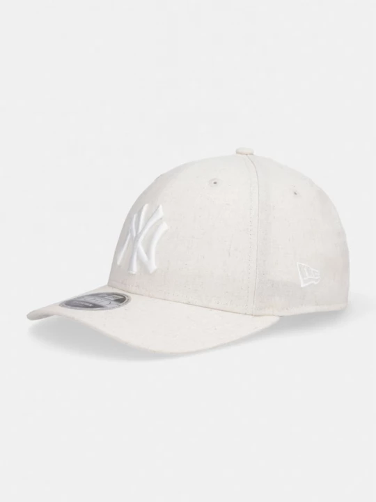 Obrázek produktu New Era baseballová čepice s příměsí lnu 940 MC NYY béžová