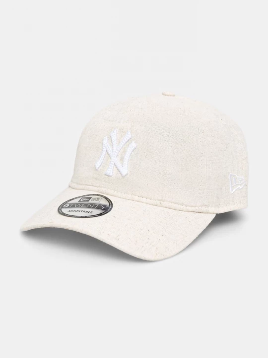 Obrázek produktu New Era baseballová čepice s příměsí lnu LINEN 9TWENTY® béžová