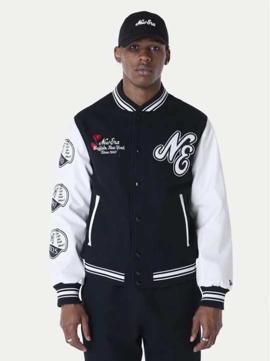 Obrázek produktu New Era Bunda bomber Essential Black Varsity 60596264 Černá Regular Fit
