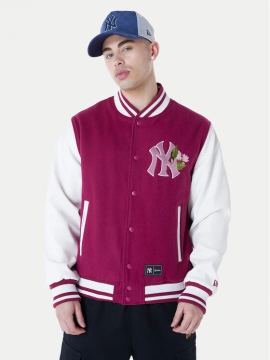 Obrázek produktu New Era Bunda bomber Yankees MLB Floral 60596333 Bordó Regular Fit