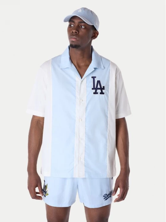 Obrázek produktu New Era Košile LA Dodgers Stripe Revere 60596335 Bílá Regular Fit