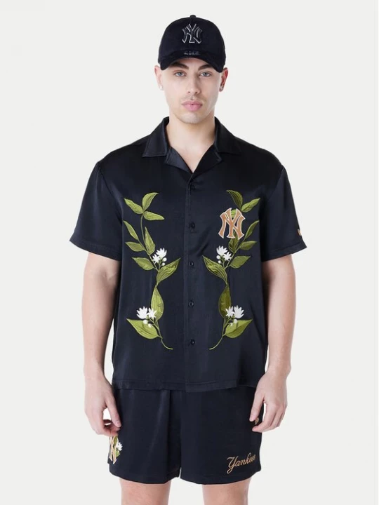 Obrázek produktu New Era Košile New York Yankees Floral Revere 60596374 Černá Regular Fit