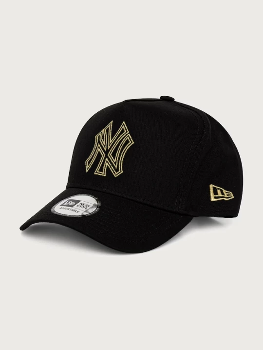Obrázek produktu New Era kšiltovka bavlněná METALLIC OUTLINE E-FRAME černá