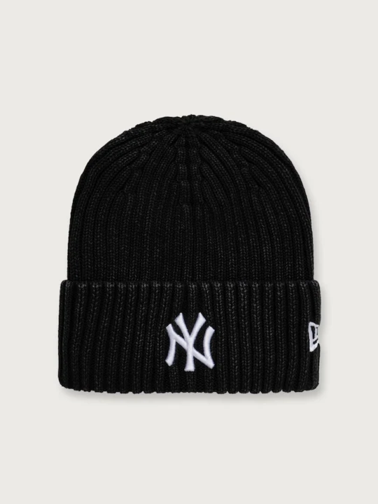 Obrázek produktu New Era pletená čepice dámská bavlněná MLB WASHED černá