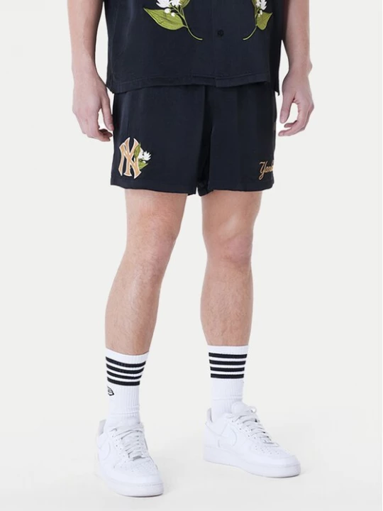 Obrázek produktu New Era Sportovní kraťasy New York Yankees MLB Woven 60596375 Černá Regular Fit