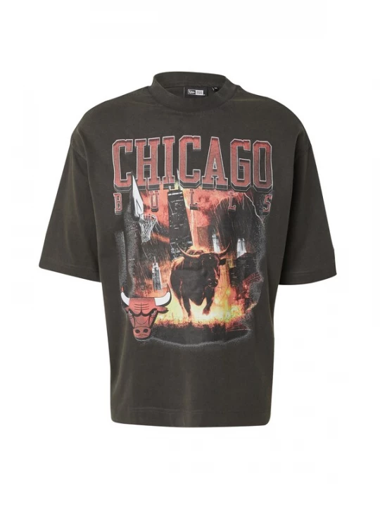 Obrázek produktu NEW ERA Tričko 'NBA CHIBUL' žlutá / barvy bláta / tmavě červená / offwhite