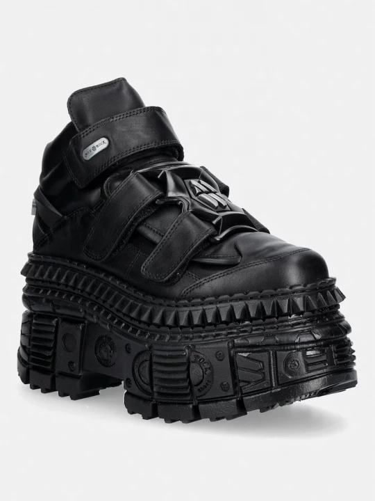 Obrázek produktu New Rock CRUST NEGRO NEGRO, TANK CASCO boty dámské kožené černá