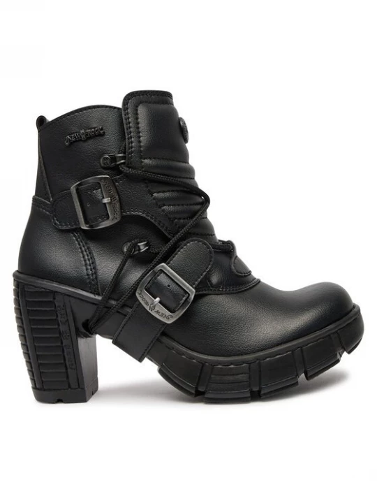 Obrázek produktu NEW ROCK Kotníková obuv M-TRCASCO004-V2 Černá
