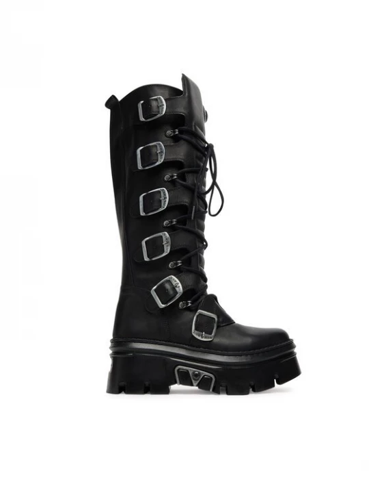 Obrázek produktu NEW ROCK Kozačky M-WALL272-S1 Černá