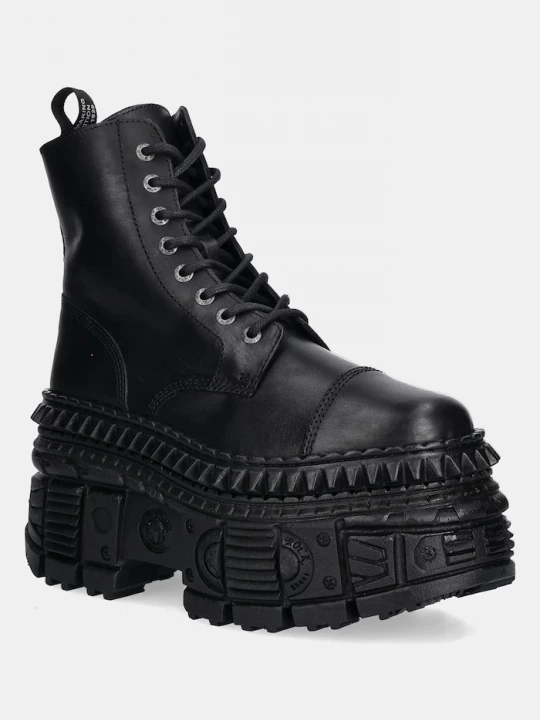 Obrázek produktu New Rock Kožené workery černá