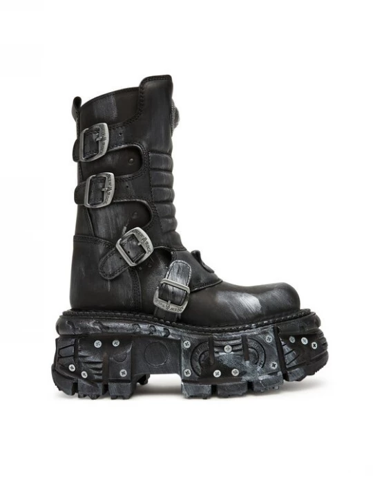 Obrázek produktu NEW ROCK Polokozačky M-373SC-C1 Šedá