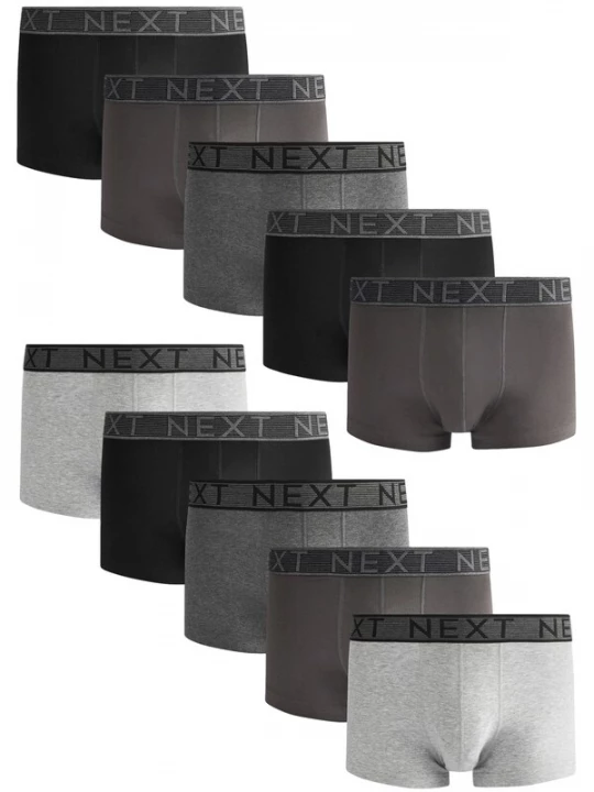 Obrázek produktu Next Boxerky  šedá / antracitová / šedý melír / černá