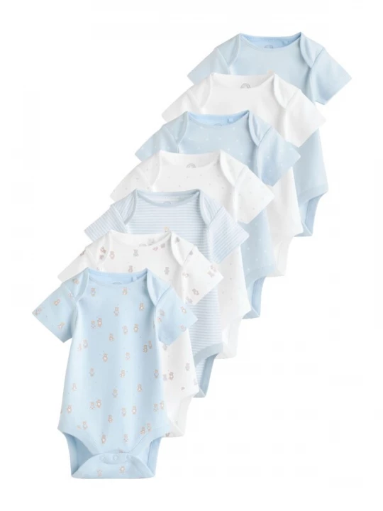 Obrázek produktu Next Dupačky / body béžová / nebeská modř / pastelová modrá / offwhite