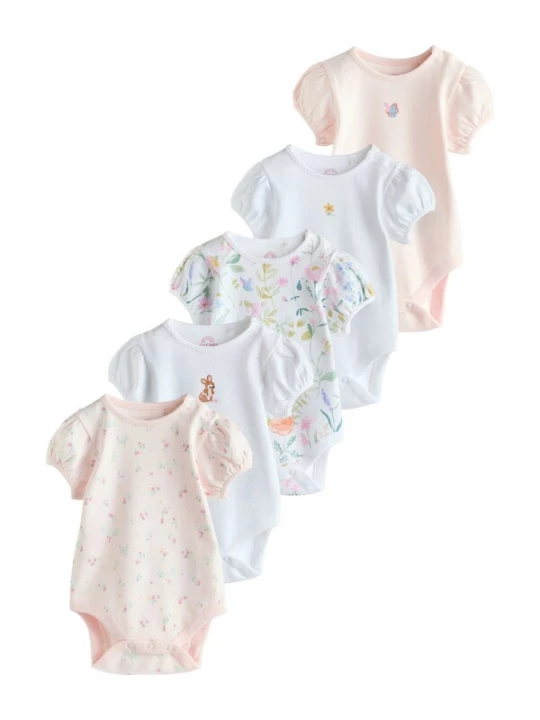 Obrázek produktu Next Dupačky / body zelená / pink / růžová / bílá