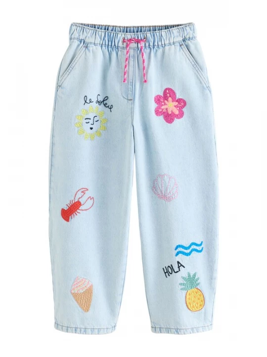 Obrázek produktu Next Džíny světlemodrá / žlutá / pink / černá