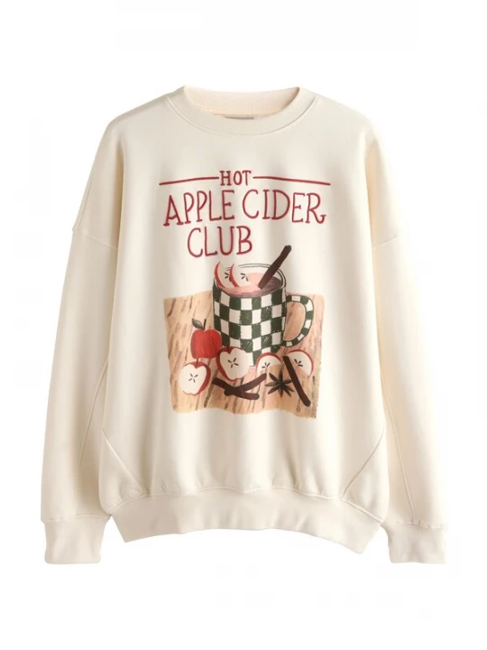 Obrázek produktu Next Mikina 'Autumnal Apple Cider' režná / čokoládová / olivová / tmavě červená