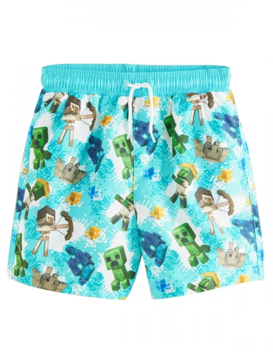 Obrázek produktu Next Plavecké šortky  azurová / zelená / khaki / bílá